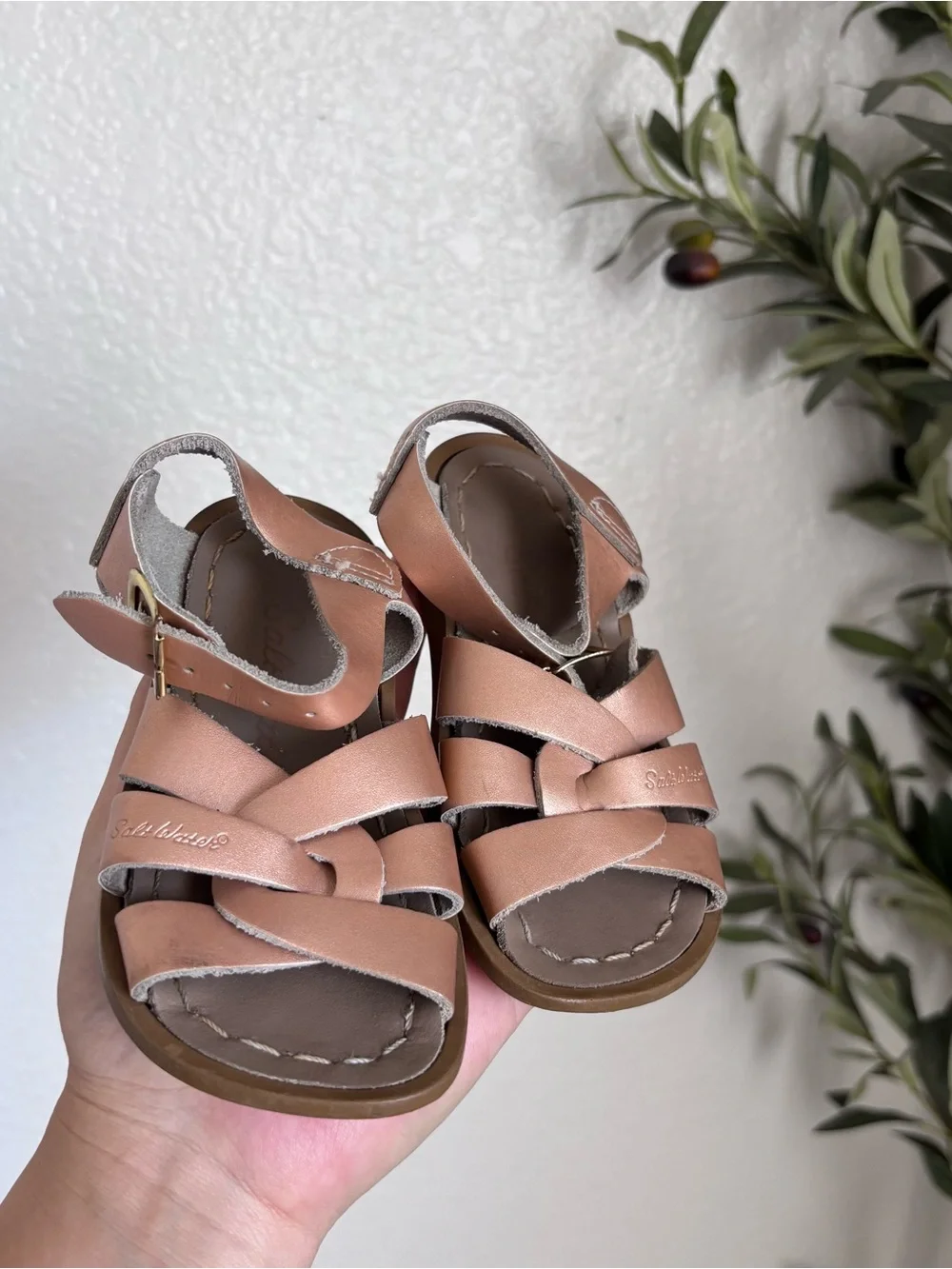 Rose Gold Salt Water Sandals